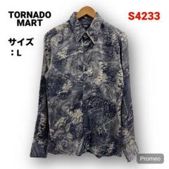 【即購入OK】TORNADO MART レーヨン 総柄シャツ サイズL