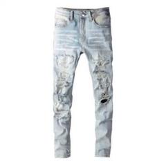 Blue Jewel Patch Jeans Mサイズ