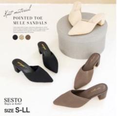 SESTOセスト♡ニット ミュール サンダル