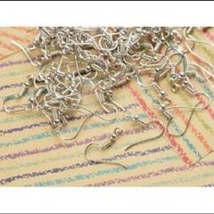 カン付ピアスフック コイル丸玉(約20x18mm)約50ペア(100ヶ)