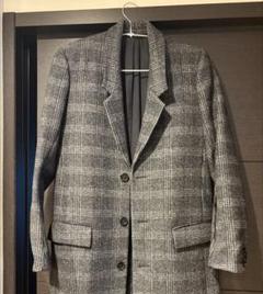 DIESEL BLACK GOLD チェスターコート グレー チェック柄 2025年最新】DIESEL カラー：グレイ系 チェスターコートの人気