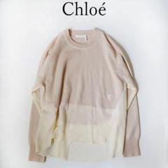 クロエ Chloe' レディースニット春物 水色 クロエ Chloe' レディースニット春物 水色