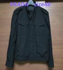 90s PRADA プラダ ナイロンジャケット ブルゾン アーカイブ ネイビー archive 1990's PRADA technical fabric layered tailored