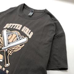 GILDAN ソフトボール 半袖Tシャツ フェードブラウン メンズXL