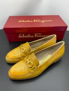 フェラガモ ローファー エナメル（黄色）22㎝ 2025年最新】Salvatore Ferragamo カラー：イエロー系