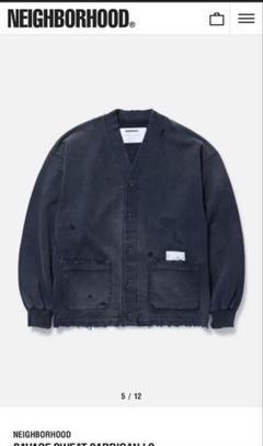 未使用品NEIGHBORHOOD/SAVAGE SWEAT CARDIGAN黒M