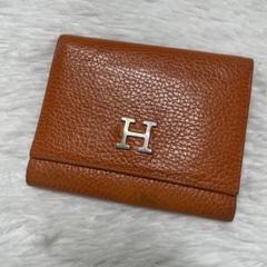 ☆HIGHCLASS☆ ハイクラス 折り財布 ブラウン レザー イタリア製 ☆HIGHCLASS☆ ハイクラス 折り財布 ブラウン レザー イタリア製