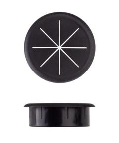 配線孔キャップ フレキシブルケーブルコードグロメット4個 Black 60mm