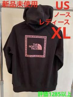 ◼️新品未使用◼️XL黒◼️NORTH FACE◼️ピンクロゴ◼️USノースフェイスのサムネイル
