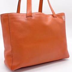 LOEWE イーストウエストショッパートート オレンジ