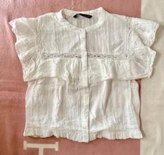 ZARA レースブラウス