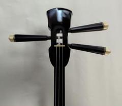 未使用 沖縄三線 人工皮 蛇柄 初心者 入門モデル 黒塗り おまけ多数 弦楽器 美品】沖縄三線 人工皮 蛇柄 人工三線へび柄 楽器 民族楽器