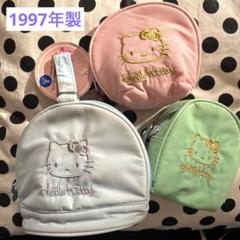 希少非売品1997年製ハローキティ千鳥キティ千鳥柄キティポーチ