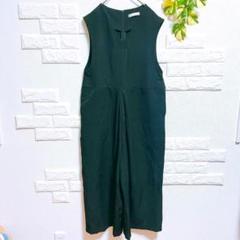 サイレントワース　オールインワンパンツ　美品　ノースリーブ　女っぽ　秋冬　上品