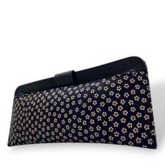 美品　インデンヤ　長財布　紺　印傳屋　漆細工　総柄　INDEN-YA　W4