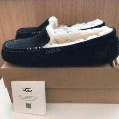 【アグ】新品未使用！正規品UGGアンスレー ブラック 25センチ UGG - UGG アグ レディース 25cm スリッポン 靴 ロゴ スニーカー