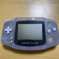 ジャンク品　ゲームボーイアドバンス ミルキーブルー