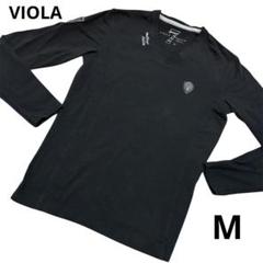 VIOLA ヴィオラ　ミラノ　イタリア　長袖Tシャツ　Vネック　M ロンTのサムネイル