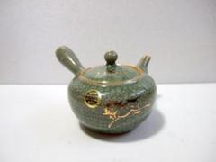 骨董品　陶芸　茶道具　相馬駒焼　吉峰窯　煎茶器揃　急須・湯冷まし・湯呑み５ 骨董品 陶芸 茶道具 相馬駒焼 吉峰窯 煎茶器揃 急須・湯冷まし