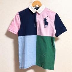 Ralph Lauren*カラーブロック ラガーシャツ*160*ビッグポニー*のサムネイル