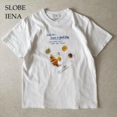 Lefty Art×SLOBE IENA 半袖ホワイトTシャツ　スローブイエナ