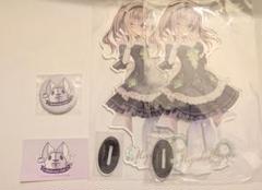 9-nine- コラボカフェ 九條都 BIGアクリルスタンド メイドver.2つ