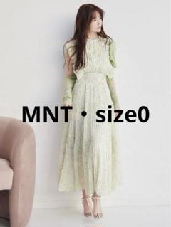 正規品】snidel Sustainableフリルワンピース 0 MNT - メルカリ