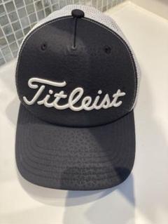 Titleist メッシュキャップ 黒/白