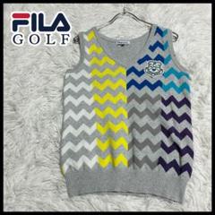 フィラ ゴルフ FILA GOLF ニットベスト M 薄手 ゴルフウェア