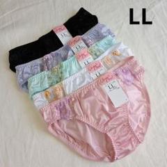 【LL】5枚 レディースショーツ 大きいサイズ XL まとめ売り(H359)のサムネイル