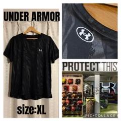 UNDER ARMOR★個性柄プリント✨ルーズフィット ヒートギア 半袖Tシャツ