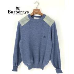 A9130/ビンテージ 80s 春夏 BURBERRY バーバリー ウール 長袖