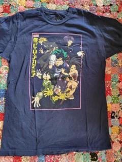 USA 古着 My Hero Academia Tシャツ Mサイズ ネイビー