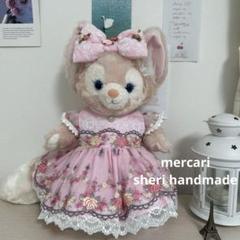専用 シェリーメイ ハンドメイド チュール ワンピース パープルお花・オレンジ色 シェリーメイ コスチューム ワンピース ドレス ハンドメイド