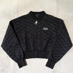 極美品!XS★ルイヴィトン ダイヤモンドニット ボンバージャケット クロップド丈のサムネイル