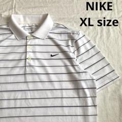 Nike golf Dri-FIT ストライプポロシャツ XL ドライストレッチ