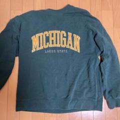 古着⭐️90'sChampion⭐️ MICHIGAN スウェット M レディース 古着 90s Champion Reverse Weave 「MICHIGAN