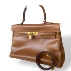 CORRADI 2WAY ショルダーバッグ　ゴールド金具　キャメル