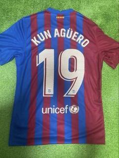 【正規品】21/22 FCバルセロナ セルヒオ・アグエロ ユニフォーム Mサイズ