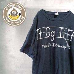 mz66325 ポートカンパニー　プリントTシャツ　半袖カットソー　黒　L