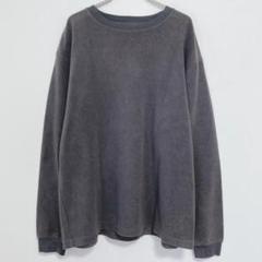 RHC ピグメント加工スウェット クルーネック グレー S