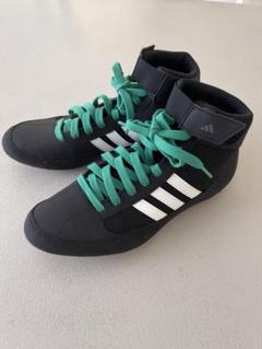 adidas ボクシングシューズ JP 26.0 ブラック/グリーン