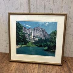世界遺産巡描シリーズ 森秀雄 ヨセミテの滝 38/75 水彩画 風景画 美術 世界遺産巡描シリーズ 森秀雄 ヨセミテの滝 38/75 水彩画 風景画