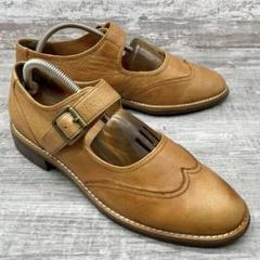 460【人気】あしながおじさん ストラップシューズ メリージェーン 24.0cm