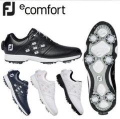 23.5 e comfort ゴルフシューズ フットジョイ　ホワイトピンク