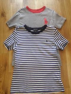 Polo Ralph Lauren 130サイズ ボーダー Tシャツ2枚セット