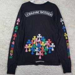 入手困難 22ss クロムハーツ セメタリークロス ロンT ロゴ マルチカラー