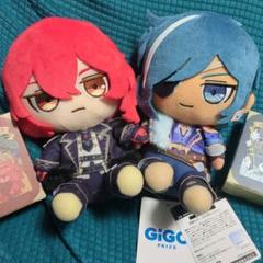 原神 GIGO セガ限定 おすわりぬいぐるみ ディルック ガイア 2点セット 原神 おすわりぬいぐるみ～ディルック&ガイア～ GiGO／セガのお