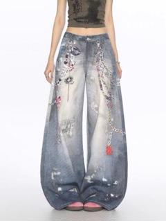 PERSONSOUL ワイドデニム プリント y2k opium 61lSnixgQhL._UF350,350_QL50_.jpg