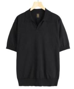 バトナー シーアイランドコットン ピケ ポロシャツ ネイビー サイズ2 日本製 THE SEAISLAND COTTON POLO S/S | BATONER(バトナー) / トップス